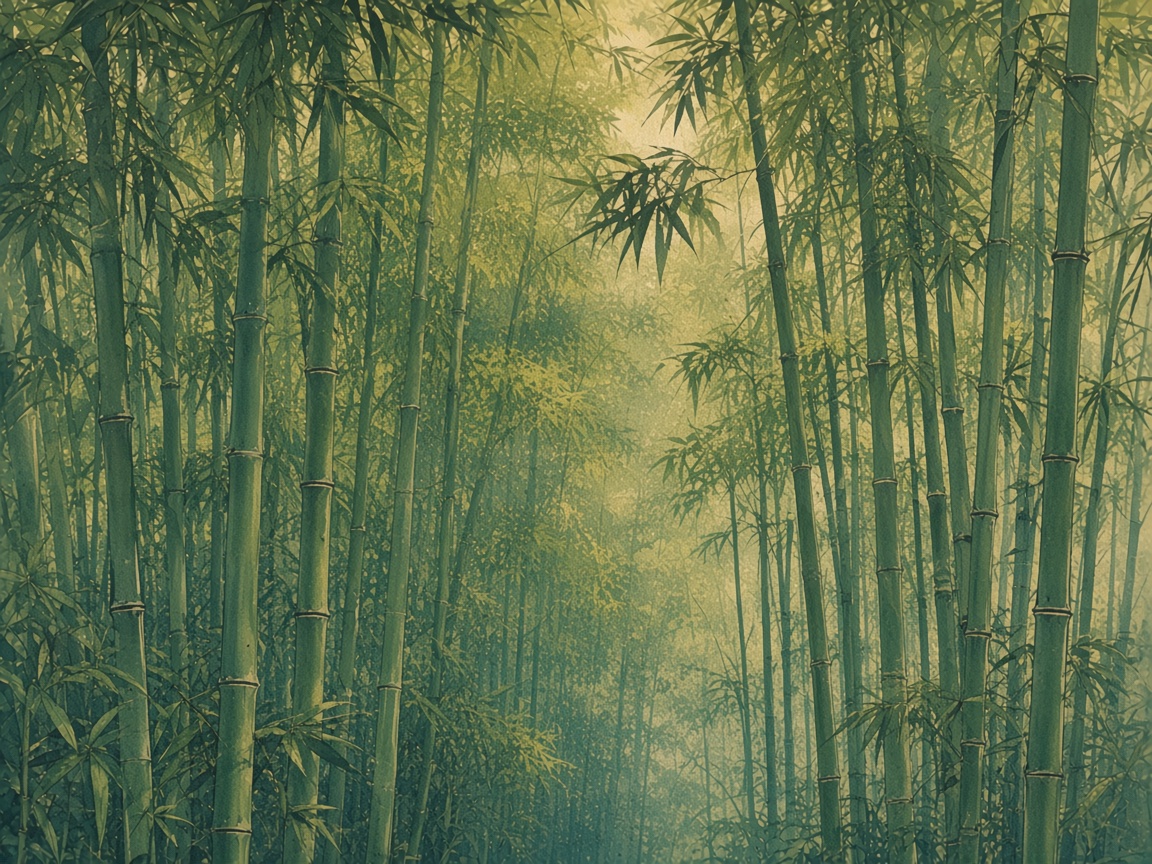 Green bamboo