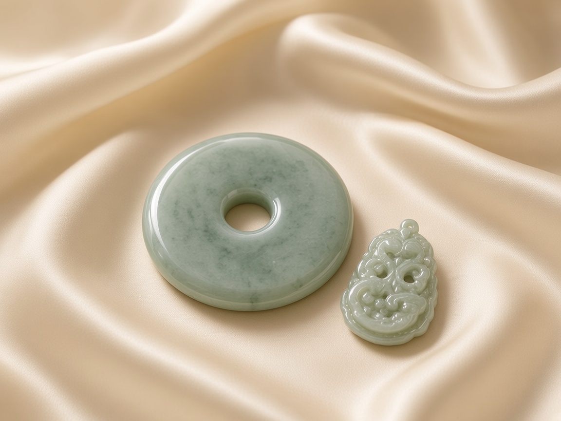 Pale green jade